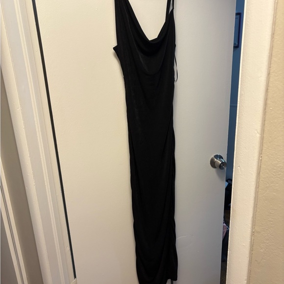 JLUXLABEL Black Cowl Neck Sleeveless Maxi Dress - Picture 2 of 10